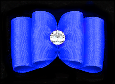 Satin-Haarspange »Noble Blue«