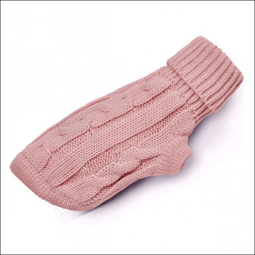 Yorkie-Strickpulli »Tyrol« - Rosé