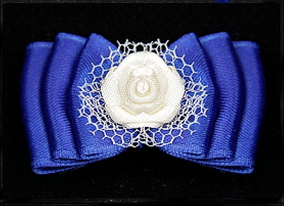 Satin-Haarspange »Monte Carlo« - Blau
