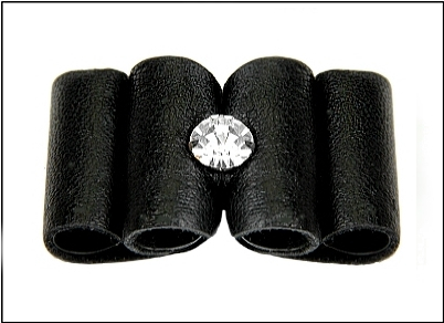 Exclusiv-Lederschleife »Caprice Black«