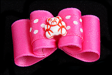 Baby & Youngster-Schleife »Bärchen Pink«