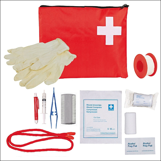 Wichtig: Erste-Hilfe-Set