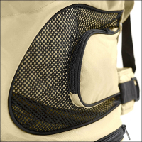 Yorkie-Rucksack / Bauchtragetasche »Cordoba« - Beige