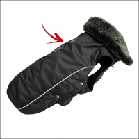 Yorkie-Mantel »Davos« - Schwarz