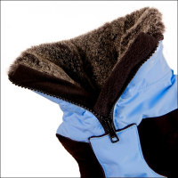 Yorkie-Mantel »Davos« - Winterblau