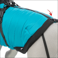 Kleinhunde-Mäntelchen »Trentino« - Türkis