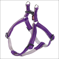 Yorkie-Geschirr & Leine »Soft-Grip« - Lila