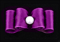 Baby & Youngster-Schleife »Aubergine«