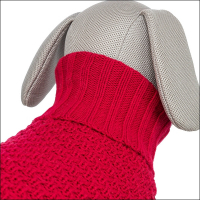 Kleinhunde-Pulli »Meran« - Coralrot