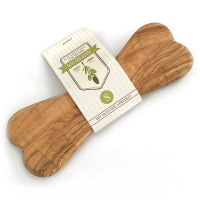 Olivenholz-Knochen - Natürliches Kauspielzeug