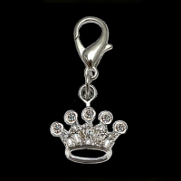 Yorkie-Schmuck-Anhänger »Krone« mit Straß