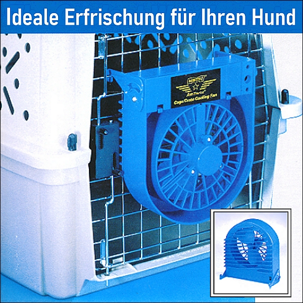 Kfz-Ventilator für Hundeboxen und Kofferraum