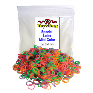 Mini-Gummis »Mini Color« aus Latex - farblich sortiert