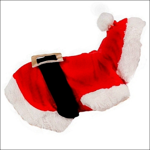 Yorkie-Weihnachtskostüm »Santa Claus«