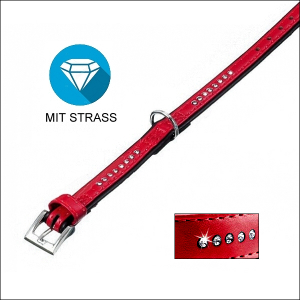 Strass-Halsband »Fashion« - ROT