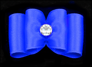 Satin-Haarspange »Noble Blue«