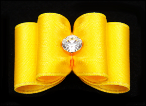Satin-Haarspange »Yellow«