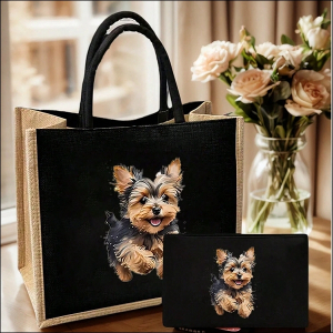 Yorkie-Shopper »Black Duo«