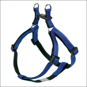 Yorkie-Geschirr & Leine »Soft-Grip« - Dark-Blue